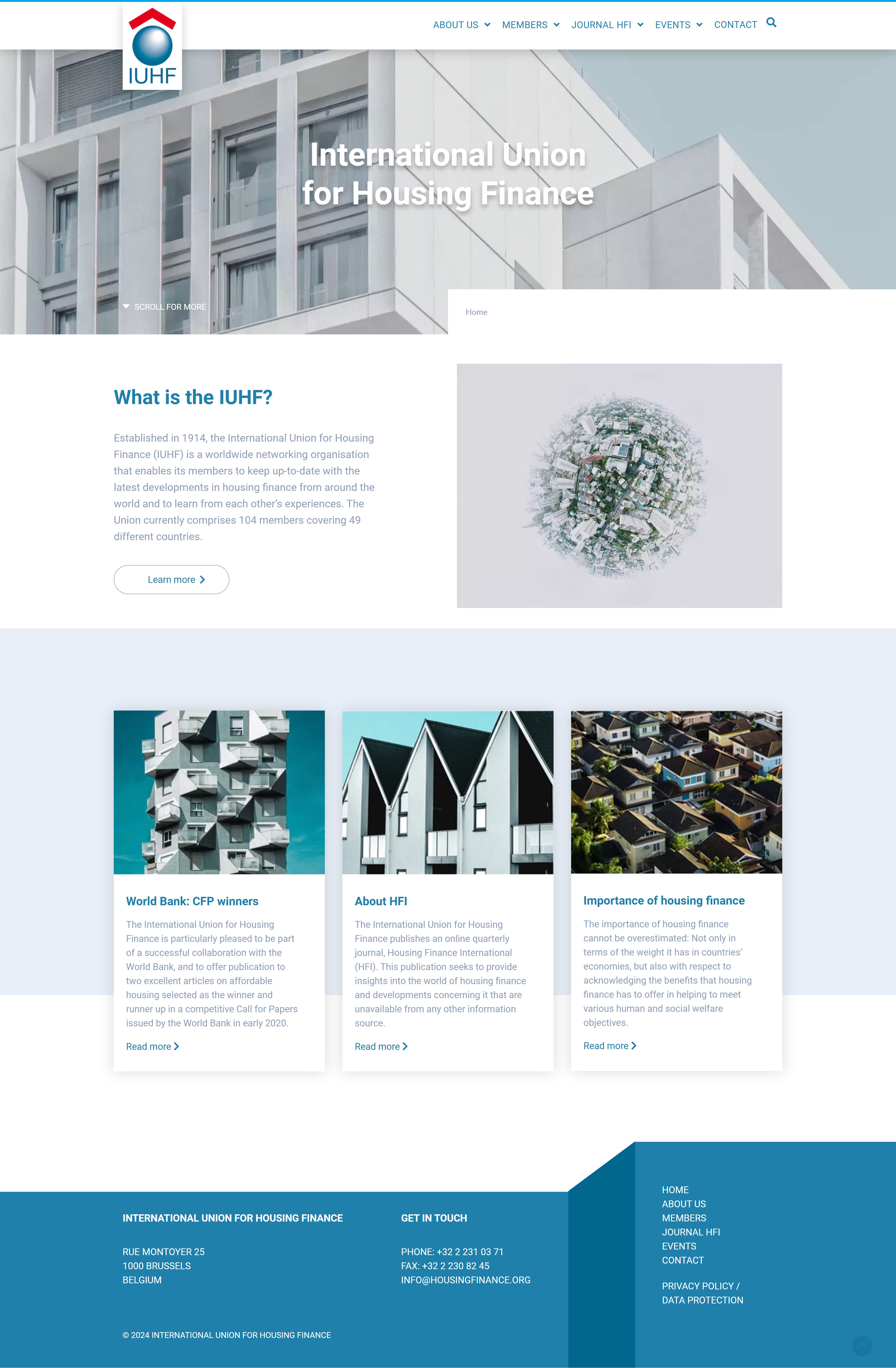 International Union for Housing Finance