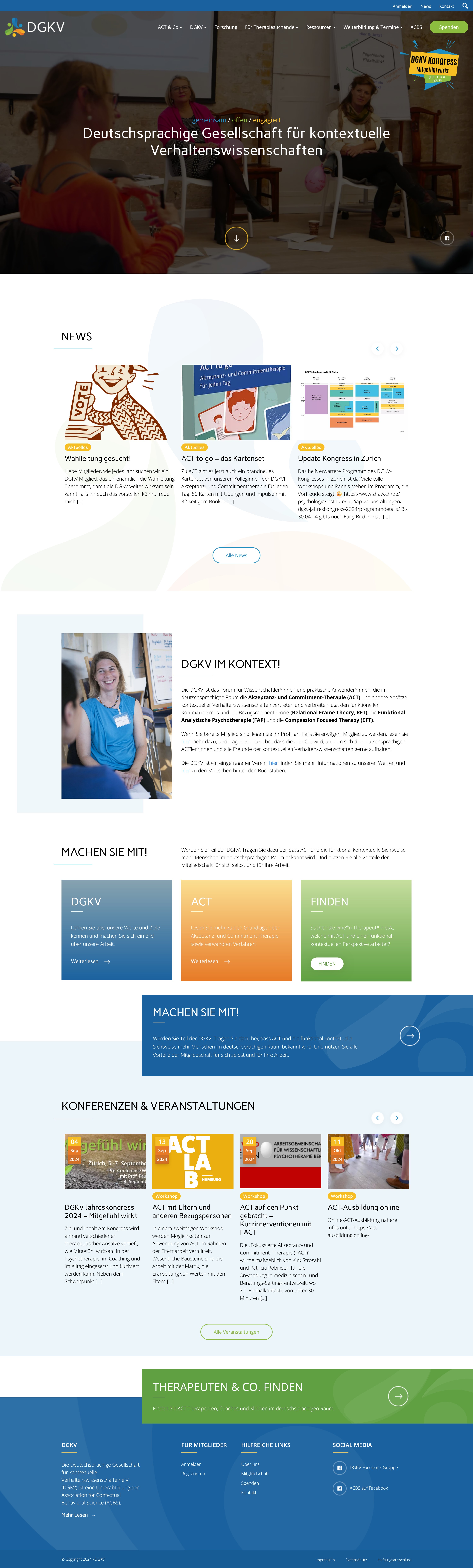 Deutschsprachige Gesellschaft für kontextuelle Verhaltenswissenschaften