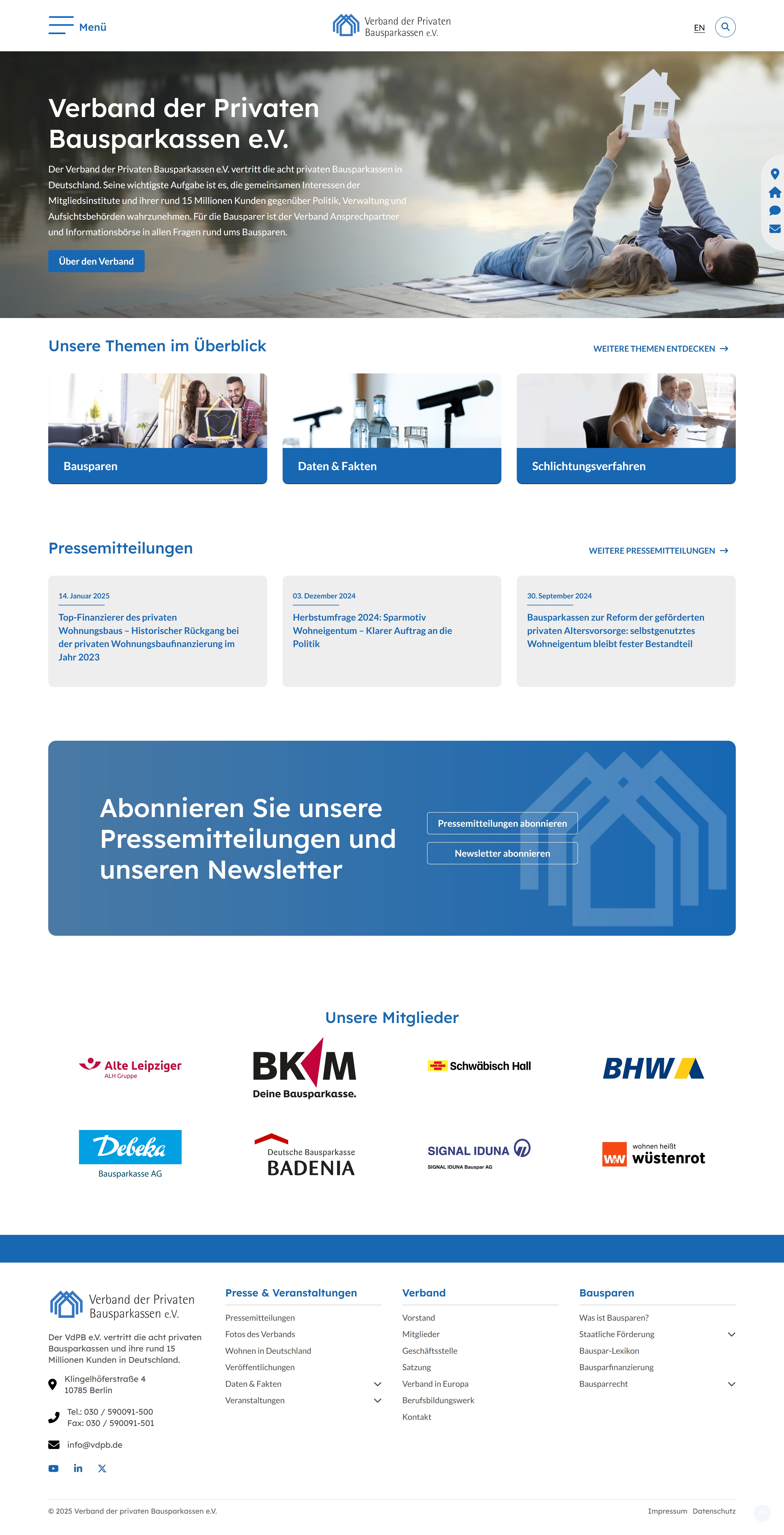 Verband der privaten Bausparkassen e.V.