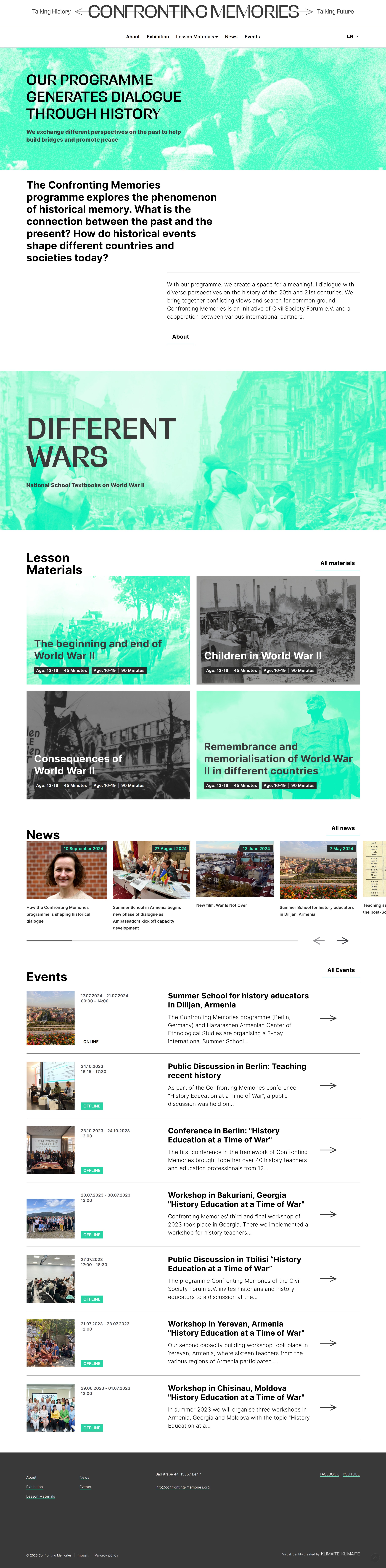 Confronting Memories